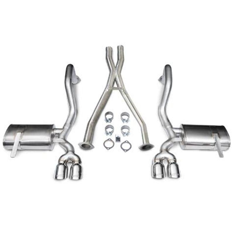 Corsa 1997-2004 Chevrolet Corvette C5 Z06 5.7L V8 Polished Xtreme Cat-Back + XO Exhaust-SR1 Performance