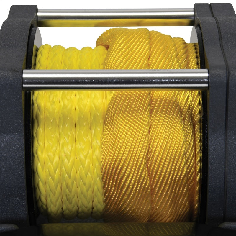 Superwinch 3500 LBS 12V DC 7/32in x 32ft Synthetic Rope Terra 3500SR Winch - Gray Wrinkle-SR1 Performance