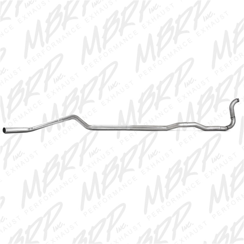 MBRP 88-93 Dodge 2500/3500 Cummins 4WD Turbo Back Single Side Exit No Muffler PLM Series Exhaust-SR1 Performance