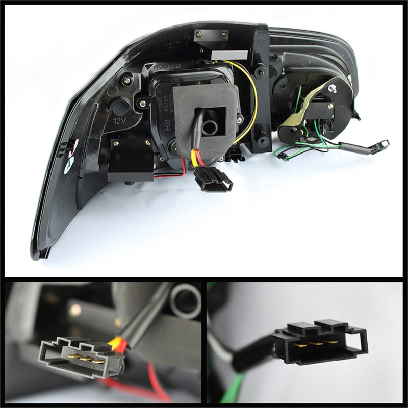 Spyder Volkswagen Golf/GTI 10-13 G2 Type With Light Bar LED Tail Lights Black ALT-YD-VG10-LED-G2-BK-SR1 Performance