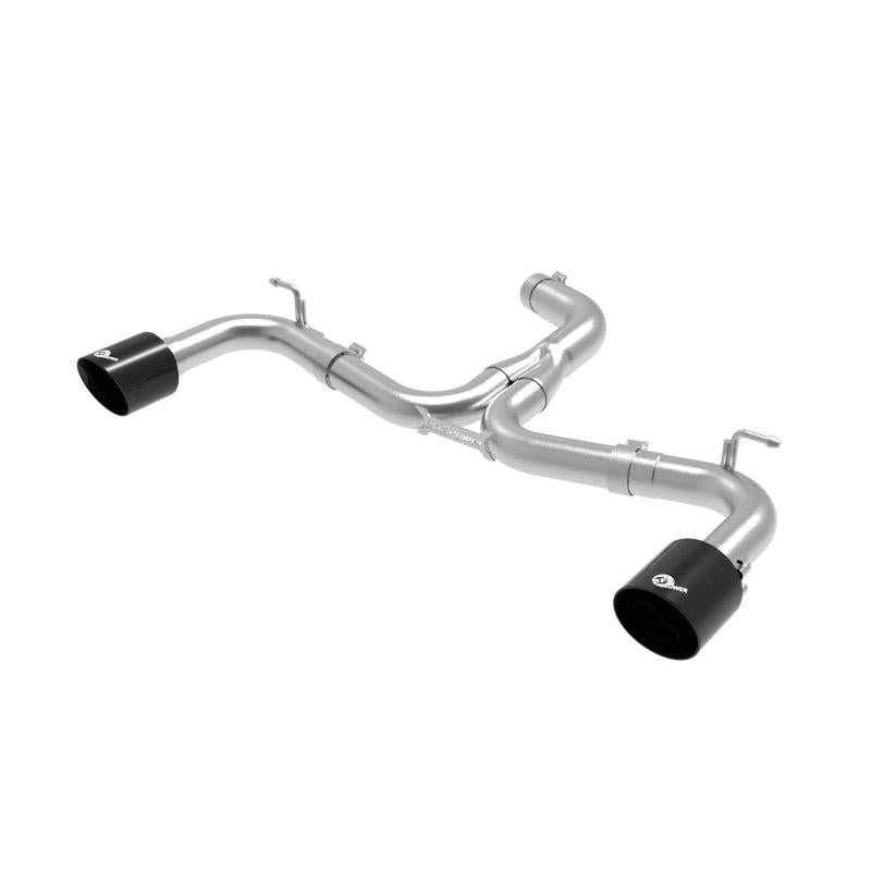 aFe 18-20 VW GTI (MK7.5) 2.0L MACH Force-Xp 3in to 2.5in 304 SS Axle-Back Exhaust System-Black Tips-SR1 Performance