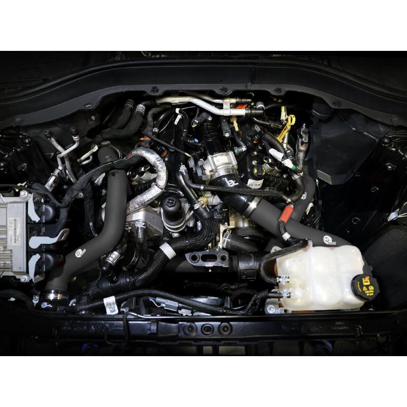 aFe BladeRunner 2 1/4in Intercooler Hot Side Charge Pipe 22-23 Ford Explorer V6-3.0L (tt) - Black-SR1 Performance