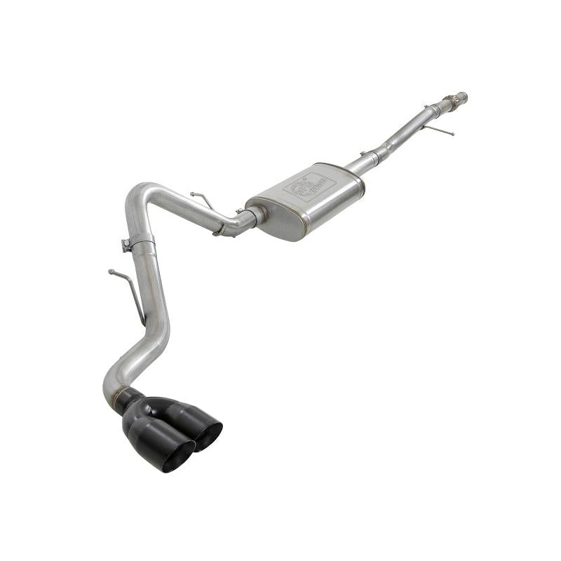 aFe Vulcan Series 3in 304SS Exhaust Cat-Back w/Blk Tip 2019 GM Silverado/Sierra 1500 V6-4.3L/V8-5.3L-SR1 Performance