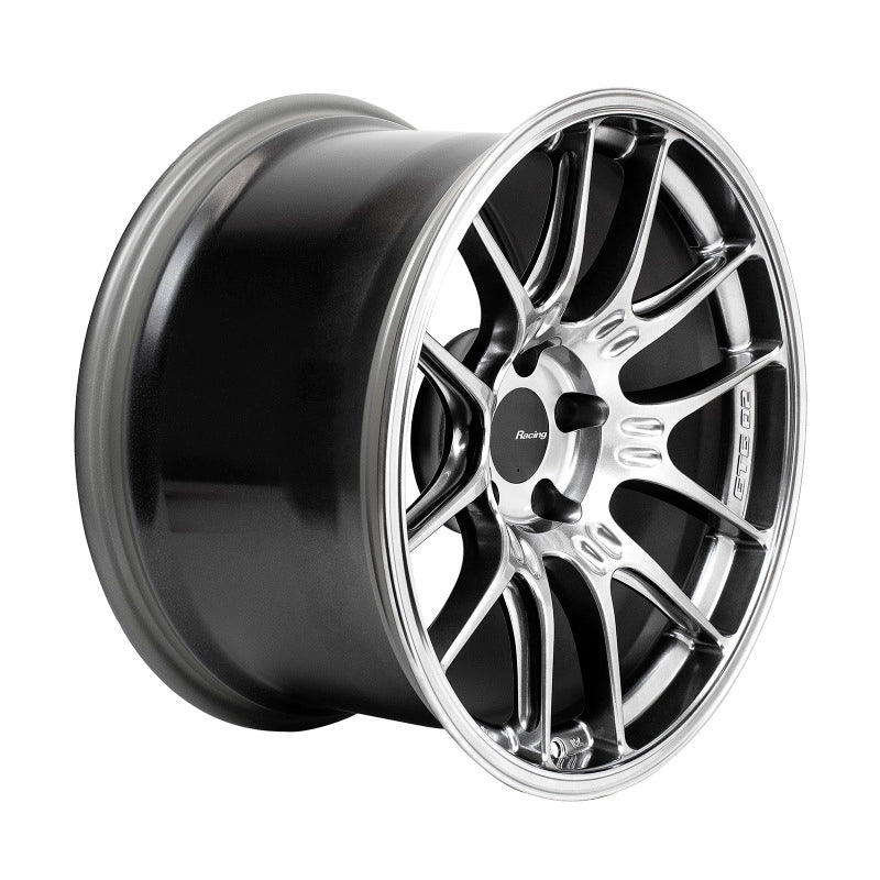Enkei GTC02 18x10.5 5x114.3 15mm Offset 75mm Bore Hyper Silver Wheel-SR1 Performance