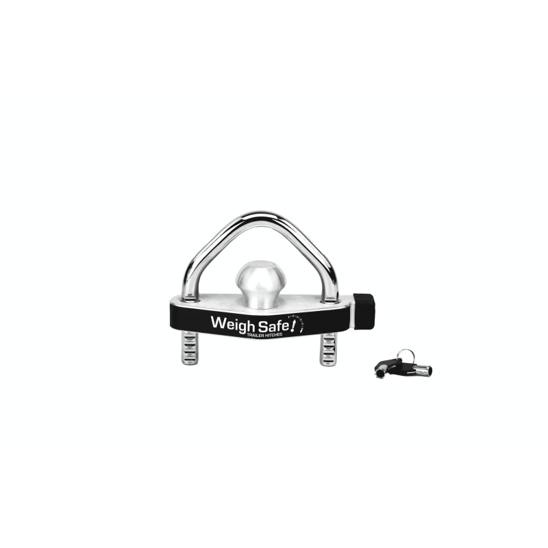 Weigh Safe Adjustable Ball Coupler Lock - Secure Automotive Trailer Hitch Lock Part WS22