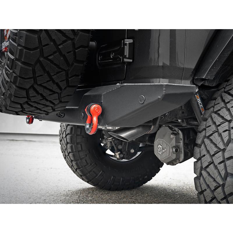 aFe MACHForce XP 18-20 Jeep Wrangler (JL) L4-2.0L (t) 3in 409 SS Cat-Back Hi-Tuck Exhaust-SR1 Performance