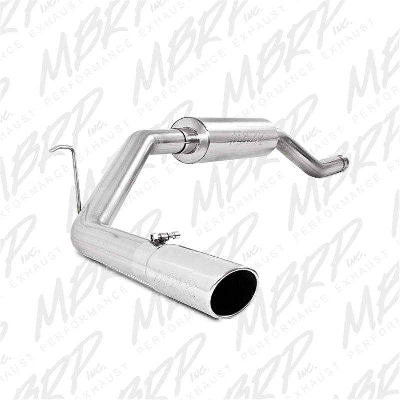 MBRP 00-06 Toyota Tundra All 4.7L Models Resonator Back Single Side Exit Aluminized Exhaust System-SR1 Performance