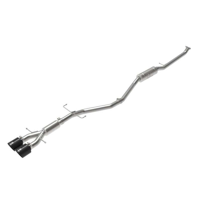 aFe Takeda 2.5in 304SS Cat-Back Exhaust System w/ Black Tips 17-20 Honda Civic Si Sedan I4 1.5L-SR1 Performance