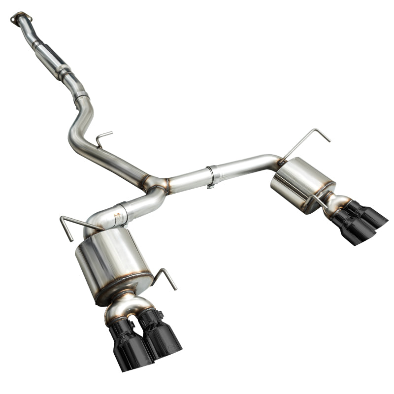 AWE Tuning 2015+ Subaru WRX VA Sedan Touring Edition Exhaust - Diamond Black Tips (102mm)-SR1 Performance