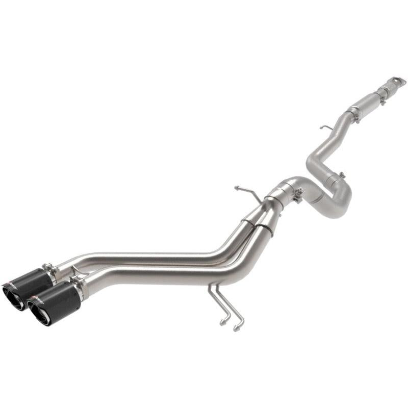 aFe Takeda 2-1/2in to 3in SS-304 Cat-Back Exhaust w/ C/F Tips 13-17 Hyundai Veloster L4-1.6L-SR1 Performance
