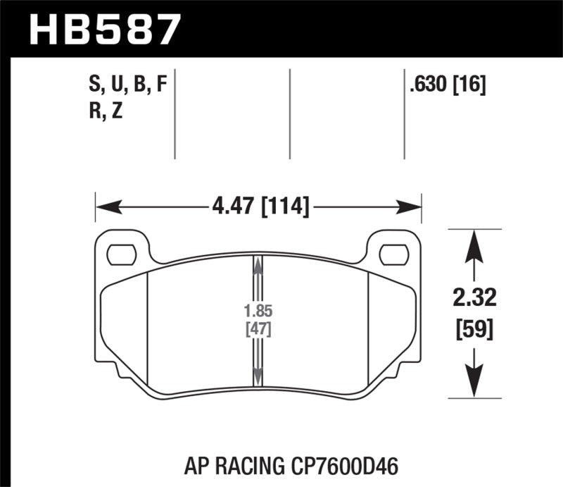Hawk 2002-2004 Audi A6 (Front Rotors 320mm) HPS 5.0 Rear Brake Pads-SR1 Performance
