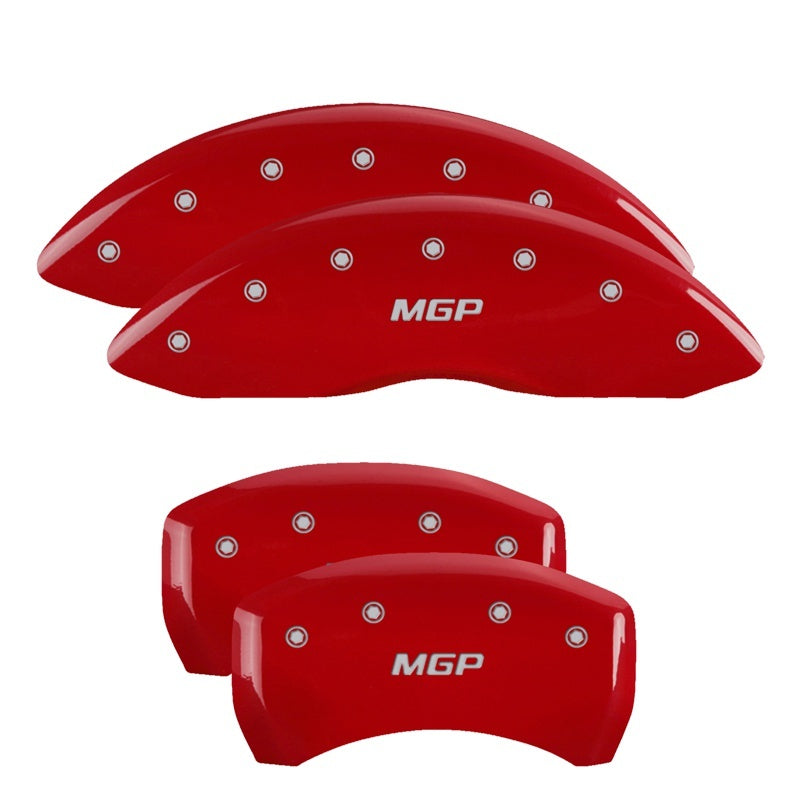 MGP Part Number 23001SMGPRD Red Aluminum Caliper Covers for Mercedes-Benz SLK Models