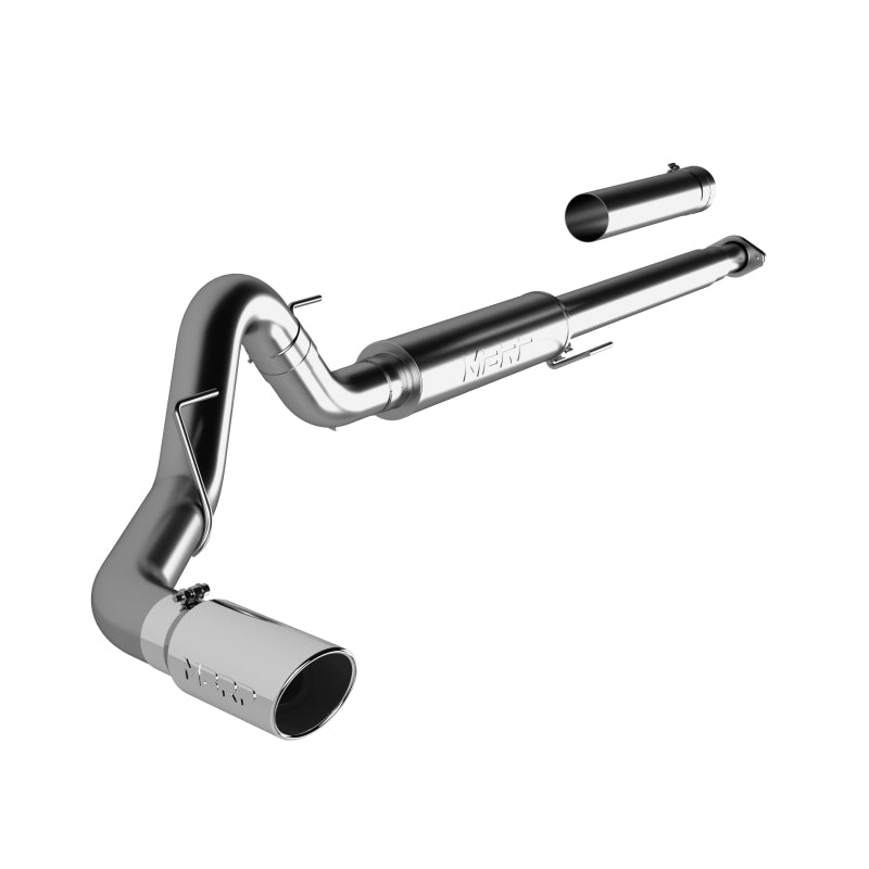 MBRP 2015 Ford F-150 2.7L / 3.5L EcoBoost 4in Cat Back Single Side T409 Exhaust System-SR1 Performance