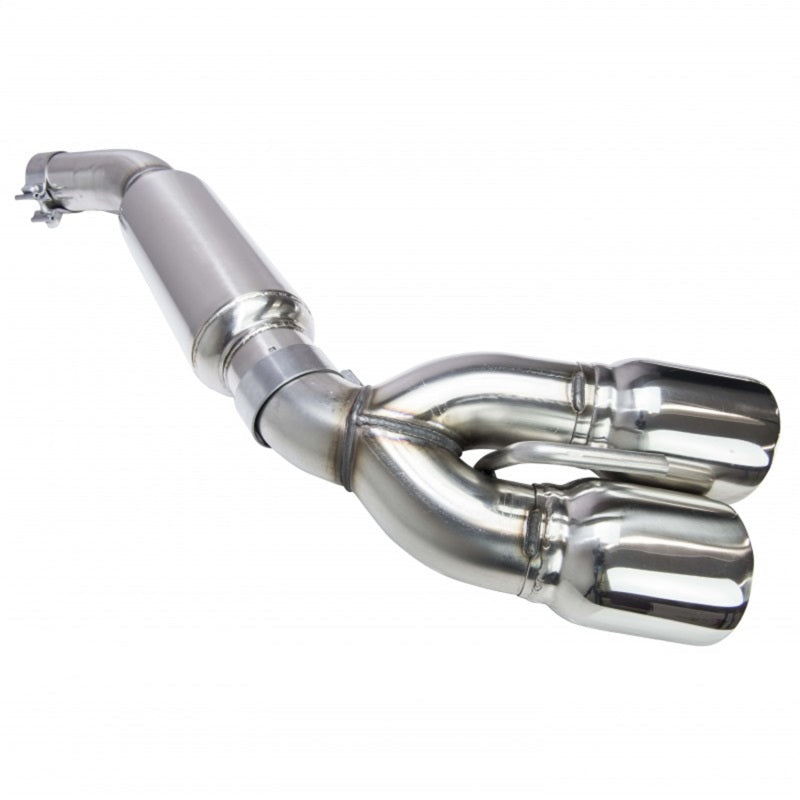 Kooks 2016 + Chevrolet Camaro SS 3in Axle Back Exhaust System w/ Mufflers and Polished Quad Tips-SR1 Performance