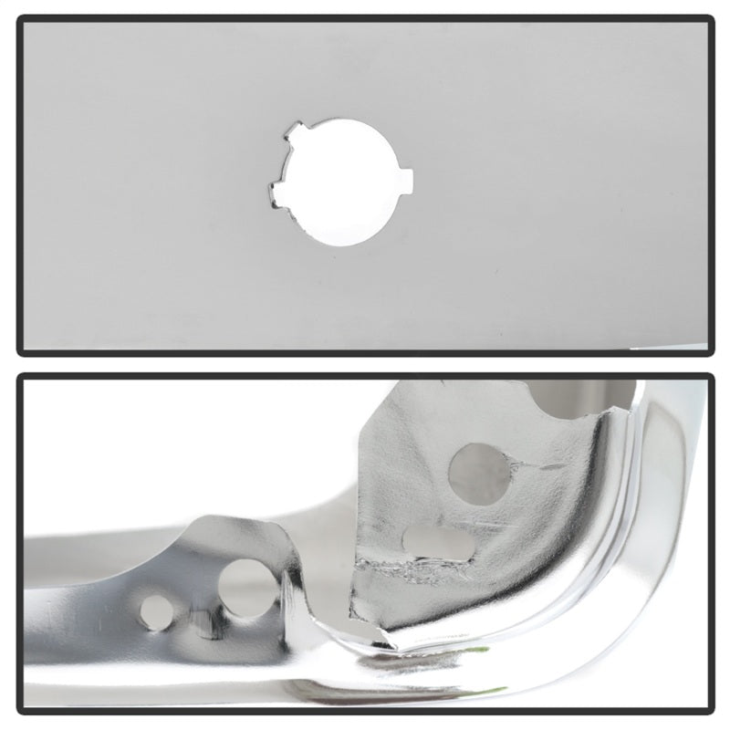 XTune 17-19 Ford F250/ F350 Rear Left Bumper Cap End w/ Sensor Hole - Chrome RB-FF25017-BEWS-L-SR1 Performance
