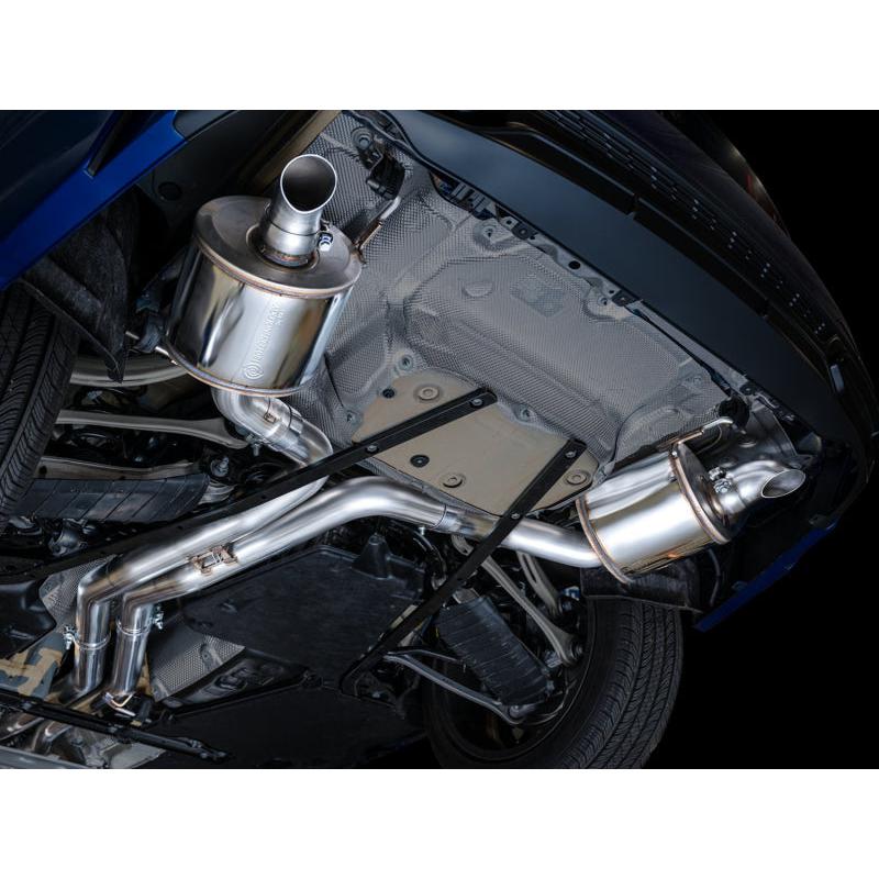 AWE Audi 2019-2023 C8 A6/A7 3.0T Touring Edition Cat-back Exhaust- Turn Downs-SR1 Performance