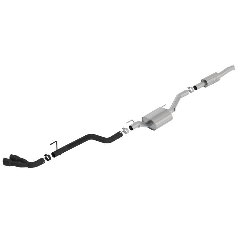 Borla 2020 Jeep Gladiator JT 3.6L V6 AWD ATAK Dual Side Catback w/ Black Tips-SR1 Performance