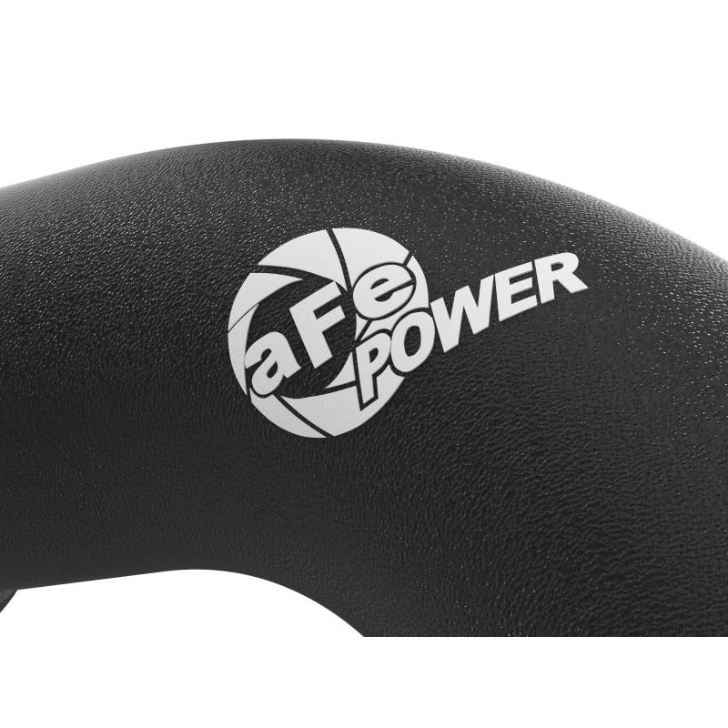 aFe 23-24 Ford F250/F350 Super Duty V8-6.7L BladeRunner 3 In. Aluminum Cold Charge Pipe- BLK-SR1 Performance