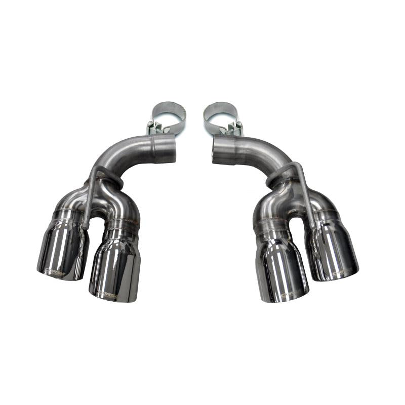 Corsa 2017-2024 Chevy Camaro SS 2.75in Inlet / 4in Outlet Polished Tip Kit (For Corsa Exhaust Only)-SR1 Performance