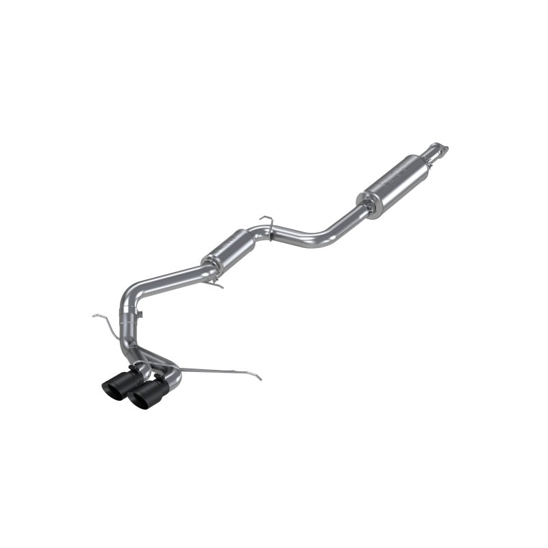 MBRP 13-17 Ford Focus ST 2.0L EcoBoost Dual Center Outlet T409 3in Cat Back w/ Black Tips-SR1 Performance