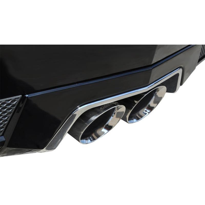 Corsa 2011-2015 Cadillac CTS Coupe V 6.2L V8 Polished Sport Axle-Back Exhaust-SR1 Performance