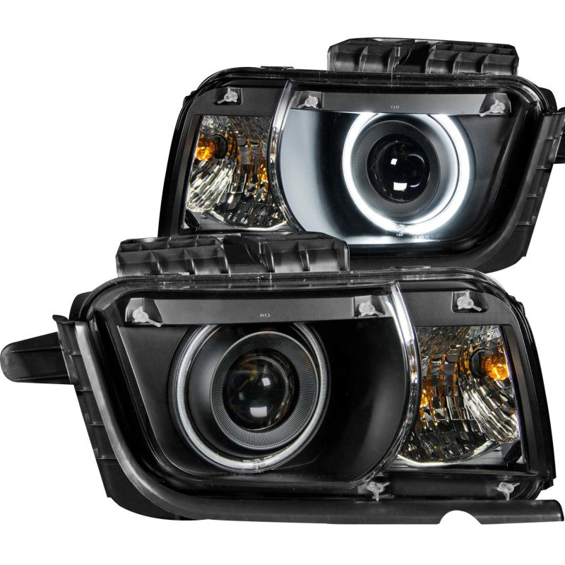 ANZO 2010-2013 Chevrolet Camaro Projector Headlights w/ Halo Black (CCFL)-SR1 Performance