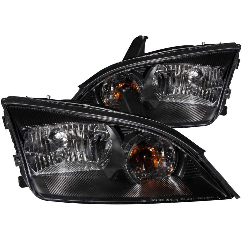 ANZO 2005-2007 Ford Focus Crystal Headlights Black-SR1 Performance