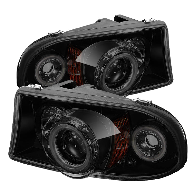 Spyder Dodge Dakota 97-04/Durango 98-03 1PC Projector Headlights LED Halo LED Chrm PRO-YD-DDAK97-C-SR1 Performance