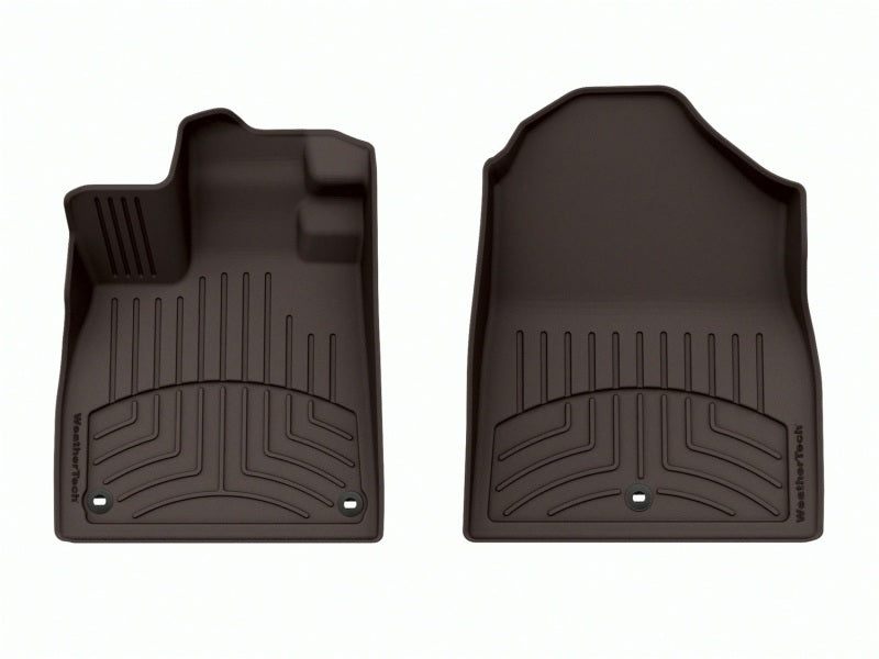 WeatherTech 23-24 Honda Pilot Front FloorLiner HP in Cocoa - Custom Fit All-Weather Floor Protector