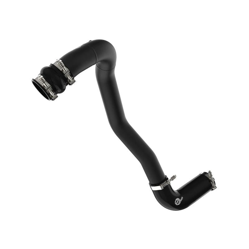 afe 08-10 Ford Trucks V8-6.4L (td) BladeRunner 3 IN Aluminum Hot Charge Pipe - Black-SR1 Performance