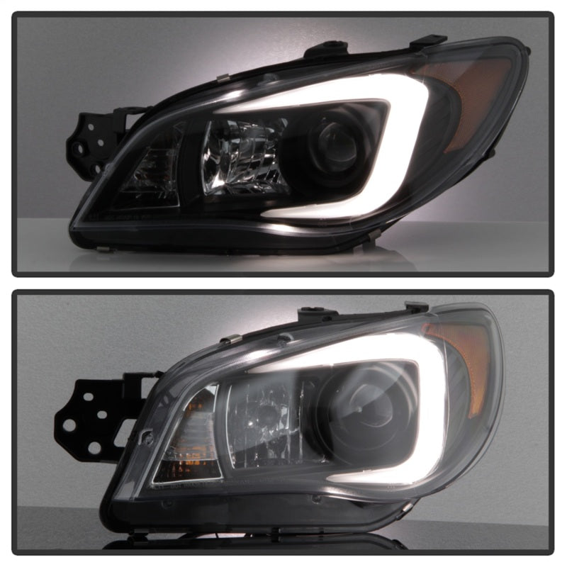 Spyder Subaru WRX 06-07 Projector Headlights - HID Model Only - Black PRO-YD-SWRX06-HID-LBDRL-BK-SR1 Performance