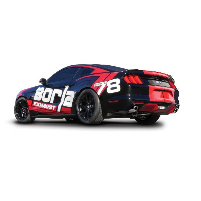 Borla Atak S Rear Section 15-17 Ford Mustang GT 5.0L V8 MT/AT 2.5in pipe 4in tip-SR1 Performance