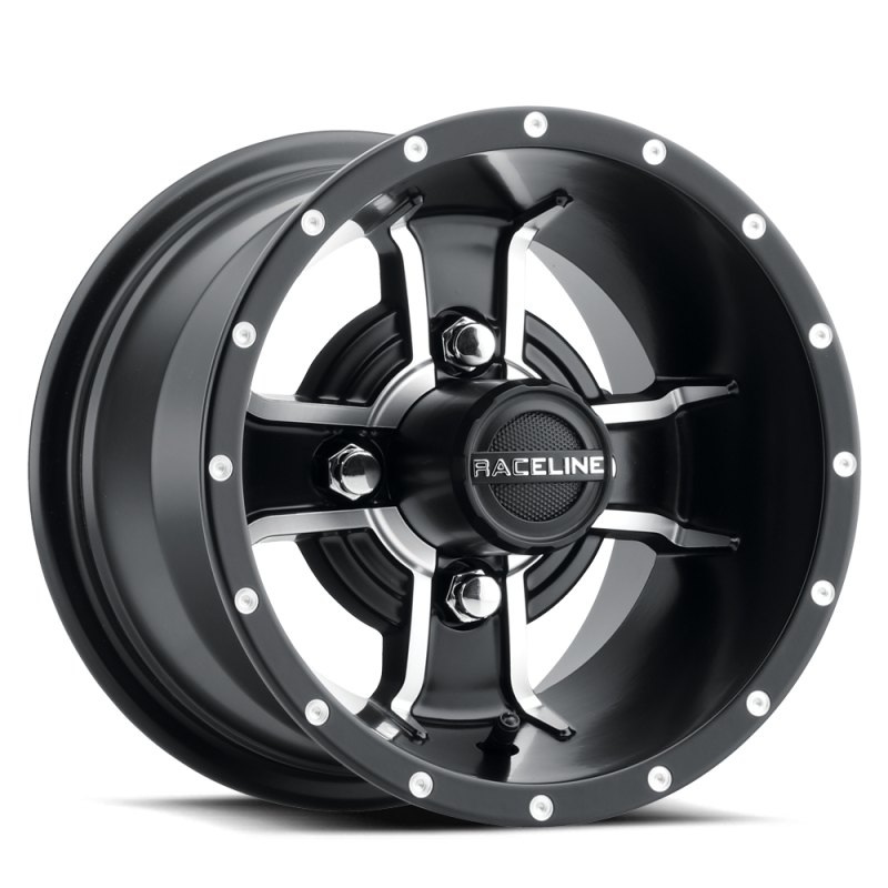 Raceline G77 Mamba 10x7 Inch Satin Black Powersports Wheel (Part Number: G77-17040-00)