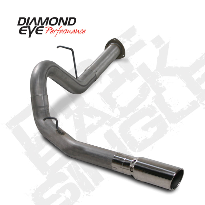 Diamond Eye KIT 4in DPF-BACK SGL SS 07.5-10 CHEVY 6 6L 2500/3500 PCKGD BX46X14X14OD EL-PL-SR1 Performance