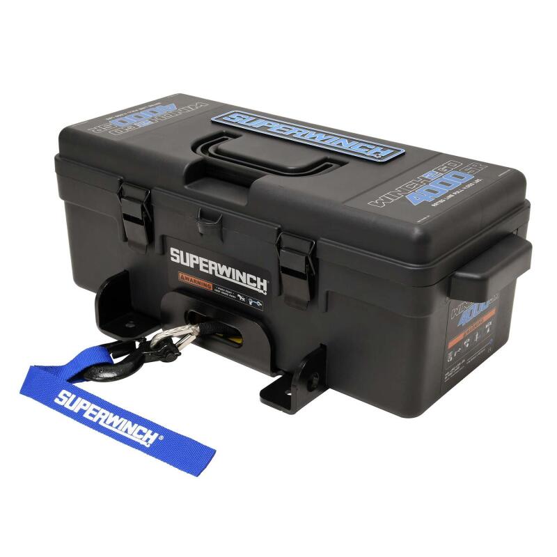 Superwinch 4000 LBS 12V DC 3/16in x 50ft Synthetic Rope Winch2Go-SR1 Performance