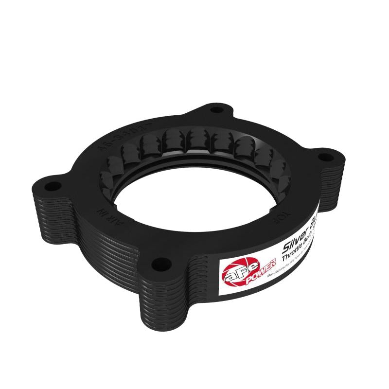 aFe 2020 Vette C8 Silver Bullet Aluminum Throttle Body Spacer / Works With Factory Intake Only - Blk-SR1 Performance