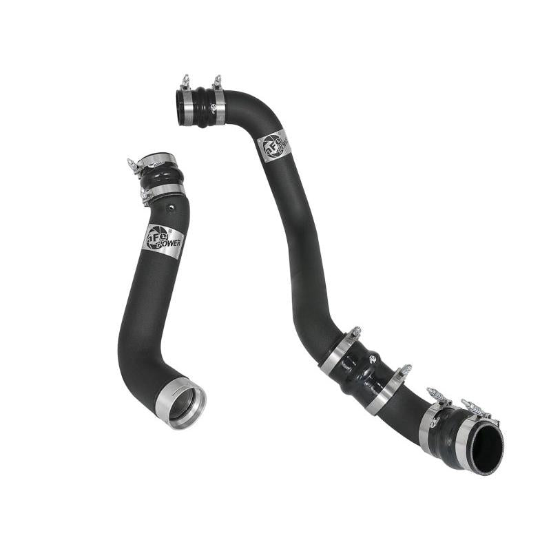 aFe BladeRunner 3in/3-1/2in Black Intercooler Tubes Hot/Cold 2017 GM Diesel Trucks V8 6.6L (td) L5P-SR1 Performance