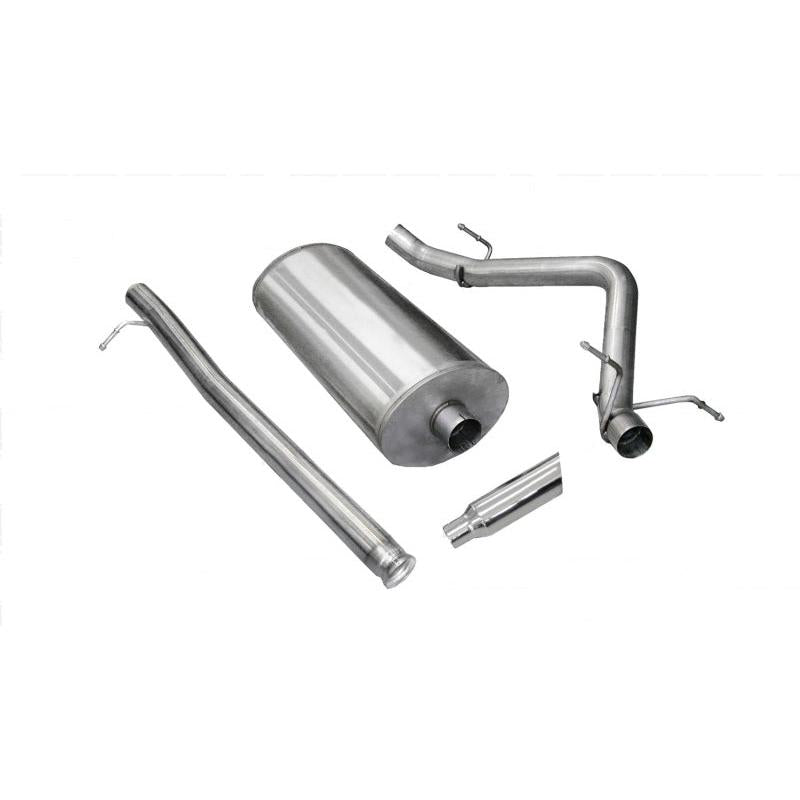 Corsa 2010-2013 Chevrolet Silverado Ext. Cab/Std. Bed 1500 4.8L V8 Polished Sport Cat-Back Exhaust-SR1 Performance