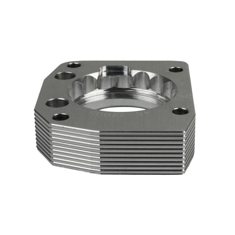 aFe 00-03 Honda S2000 L4 2.0L Silver Bullet Throttle Body Spacer - Silver-SR1 Performance