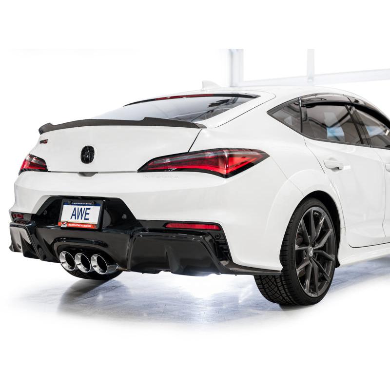 AWE Tuning 2024 Acura Integra Type S DE5 FWD Touring Edition Exhaust w/ Triple Chrome Silver Tips-SR1 Performance