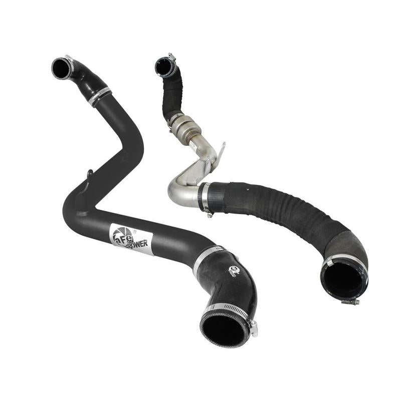 aFe Bladerunner 2.5in Intercooler Hot Side Tubes, 13-14 Ford Focus ST 2.0L (t) *Black*-SR1 Performance