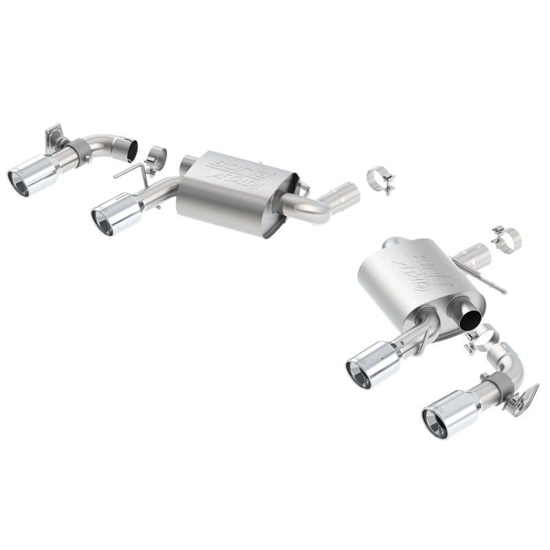 Borla 16 Chevy Camaro SS 6.2L w/ Dual NPP Atak Quad RD RL Tips Dual Exit Rear Section Exhaust-SR1 Performance