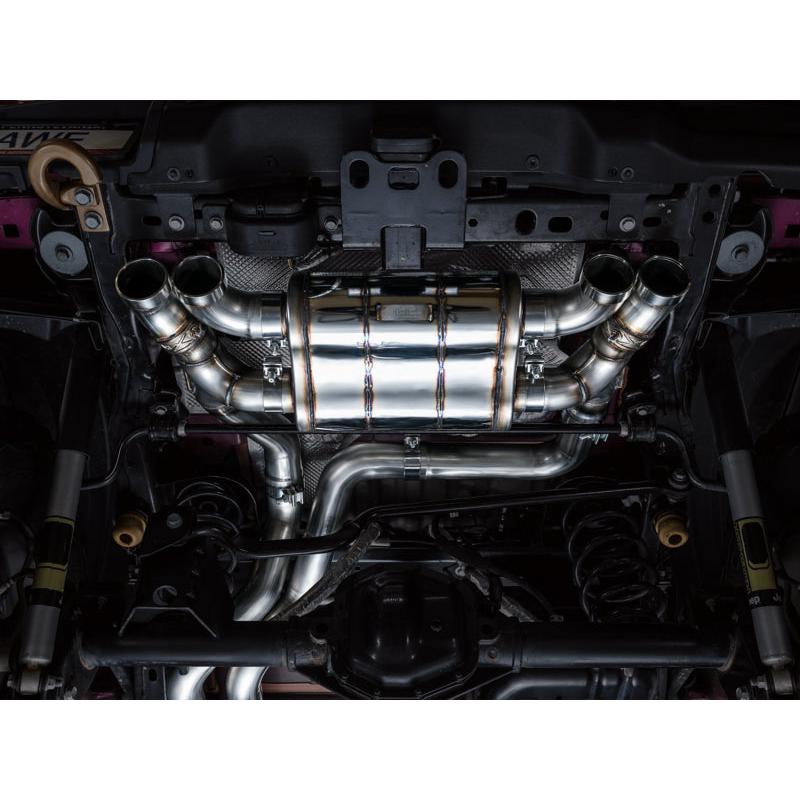 AWE 21+ Wrangler 392 Switchpath Cat-Back Exhaust- Quad BashGuards-SR1 Performance