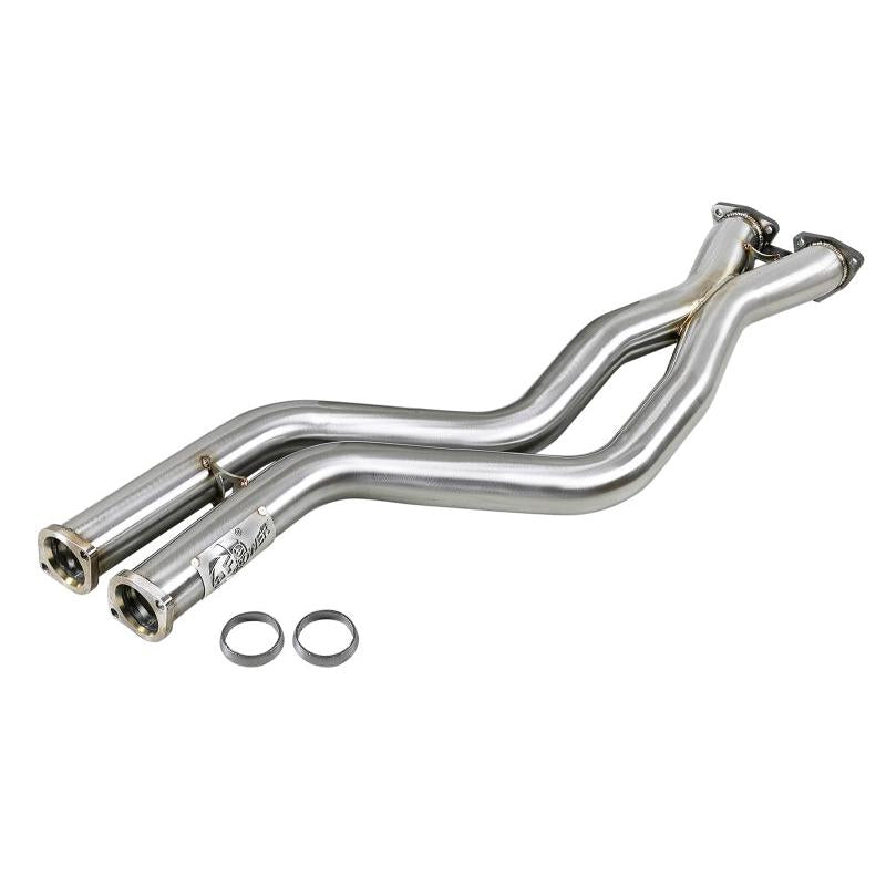 aFe Twisted Steel HDR X-Pipe SS-304 01-06 BMW M3 3.2L S54-SR1 Performance