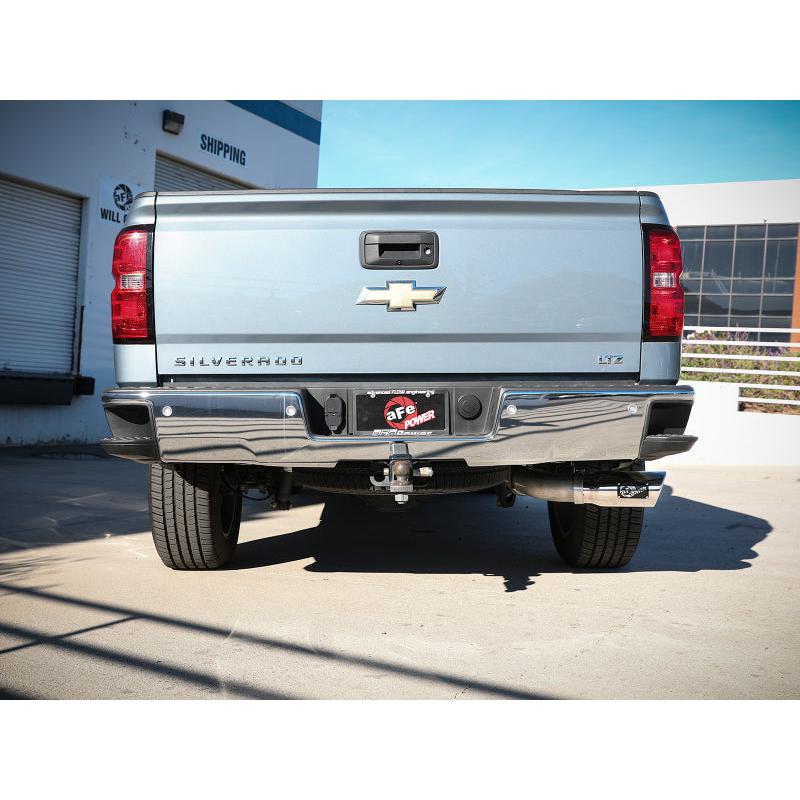 aFe Apollo GT Series 4in 409SS Cat Back Exh System Polished Tip 14-18GM Silverado 1500 V8-6.2L-SR1 Performance