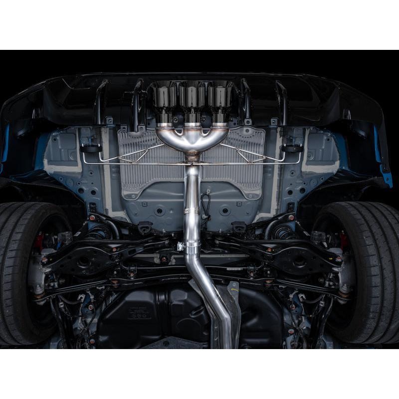 AWE Tuning 2023 Honda Civic Type R FL5 Track Edition Exhaust w/ Triple Diamond Black Tips-SR1 Performance