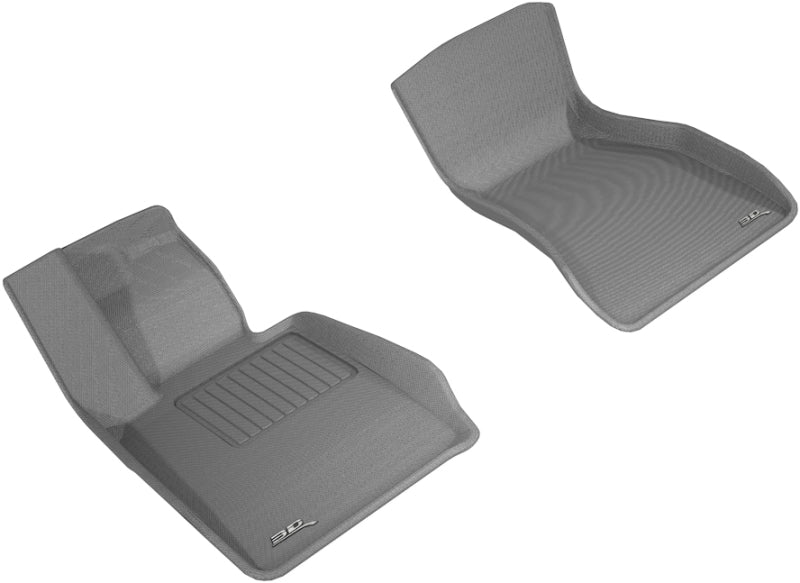 3D MAXpider 2017-2020 BMW 5 Series G30/G31 Kagu 1st Row Floormat - Gray-SR1 Performance