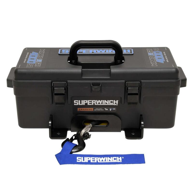 Superwinch 4000 LBS 12V DC 3/16in x 50ft Synthetic Rope Winch2Go-SR1 Performance