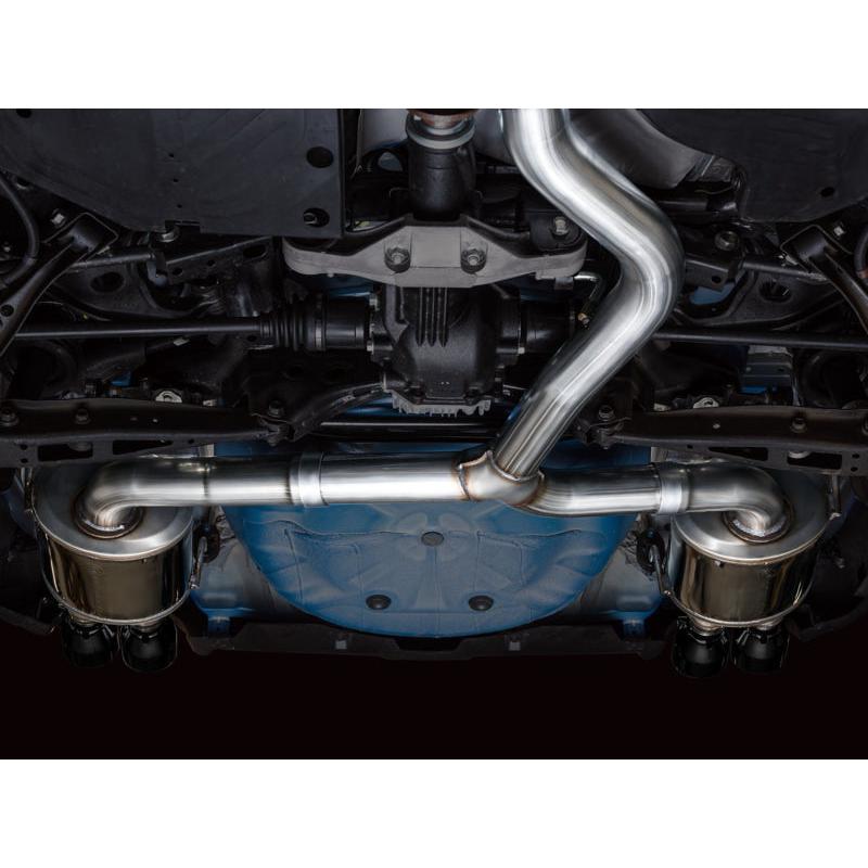 AWE Tuning 2022+ VB Subaru WRX Touring Edition Exhaust - Diamond Black Tips-SR1 Performance