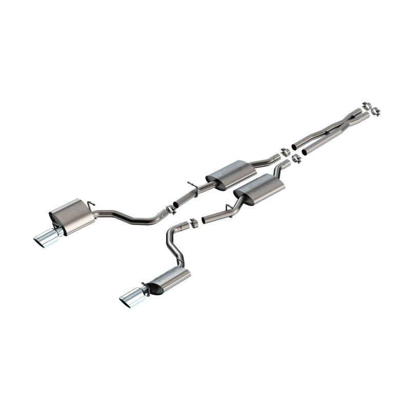 Borla 19-23 Dodge Charger GT 3.6L V6 RWD ATAK Catback Exhaust - Polished Tips-SR1 Performance
